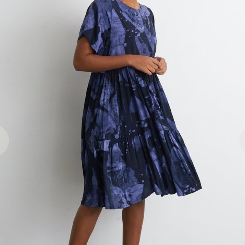 Osei Duro - Layer dress blue/black